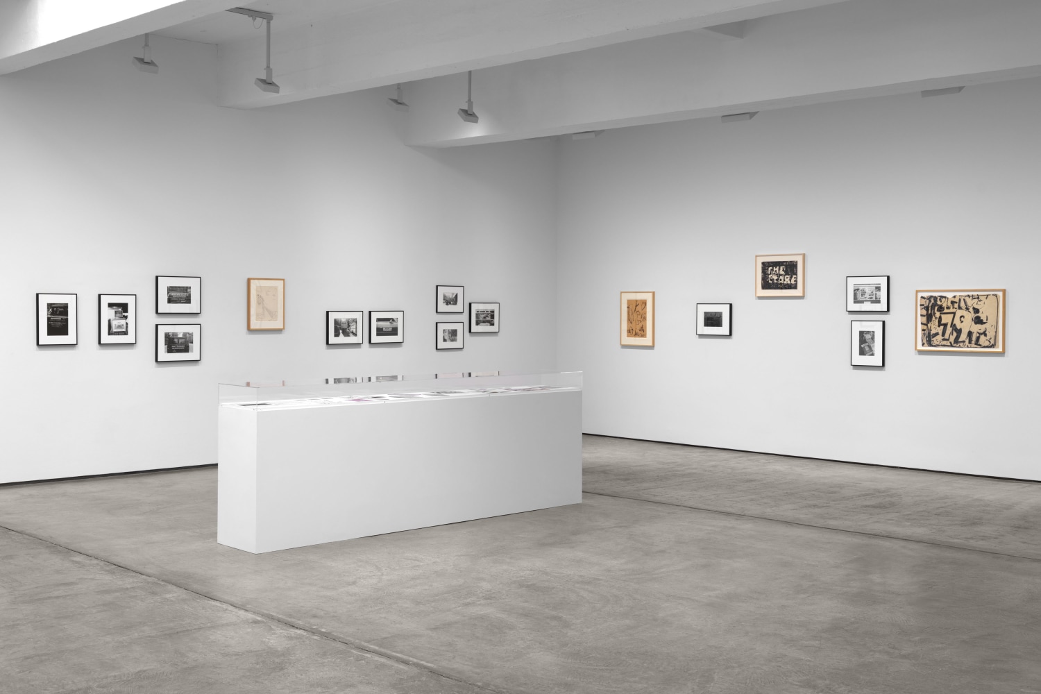 Installation view, Peter Moore & Claes Oldenburg New York Streets & Signs, Paula Cooper Gallery, New York, April 17 – June 14, 2025. Courtesy Paula Cooper Gallery, New York. Photo: Steven Probert