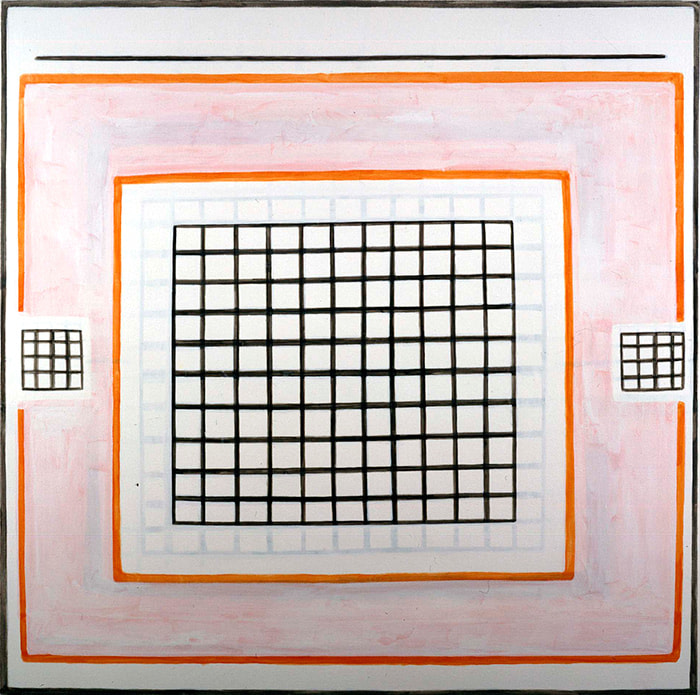 Dan Walsh "Proof" 1998 Acrylic on canvas 70" x 70"