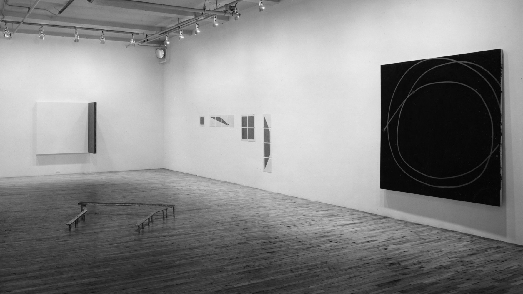 Installation view, Group Exhibition, Paula Cooper Gallery, 155 Wooster Street, New York, February 14 - March 4 1976. Photo: Geoffrey Clements.