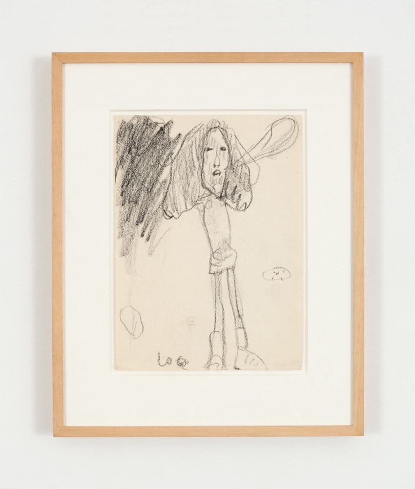 Claes Oldenburg "Street Chick" 1960 Crayon on paper 13 5/8 x 9 15/16 in.