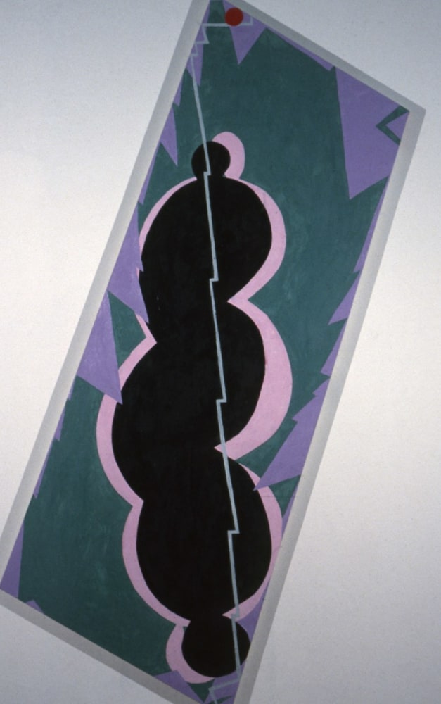 Elizabeth Murray &quot;Parting and Together&quot; 1978 Oil on Canvas 122&quot; x 52&quot;