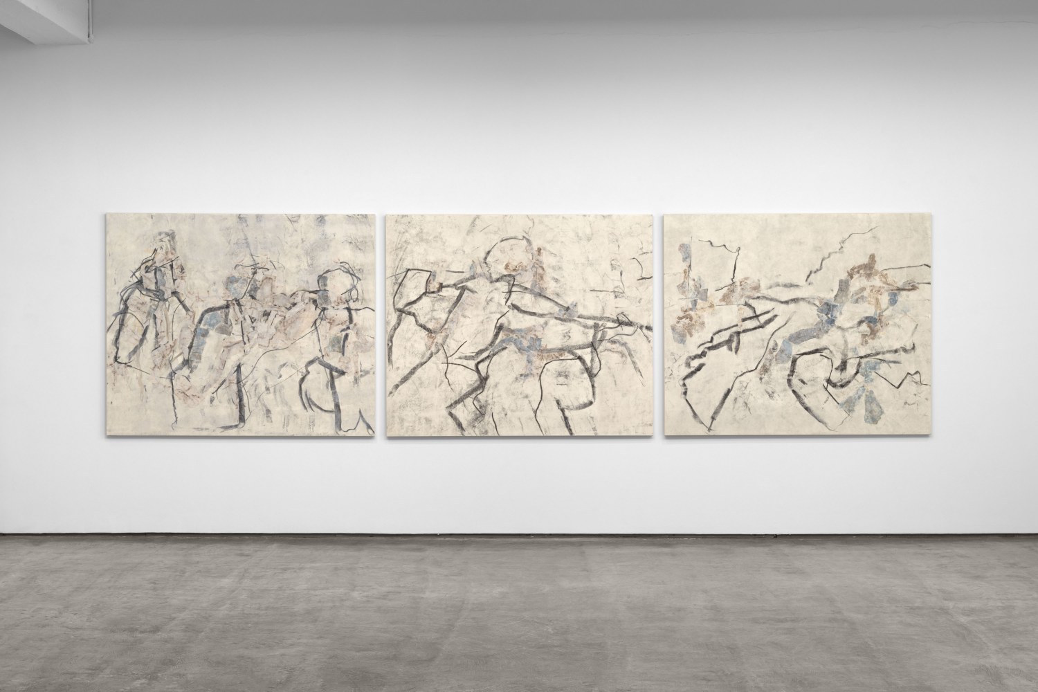 Installation view, Beatrice Caracciolo: The Parable of the Blind, Paula Cooper Gallery, New York, February 17 – March 23, 2024. © Beatrice Caracciolo. Courtesy Paula Cooper Gallery, New York. Photo: Steven Probert