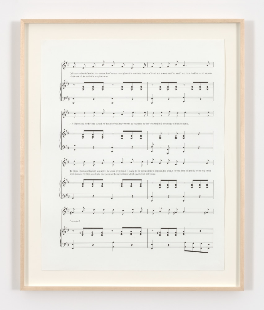 Notes on Social Justice: Dey's All Put on De Blue, (detail), (1880), 2013 ink on 4 sheets of Strathmore Bristol 29 x 23 in. (73.7 x 58.4 cm) frame: 32 x 26 x 1 1/2 in. (81.3 x 66 x 3.8 cm)
