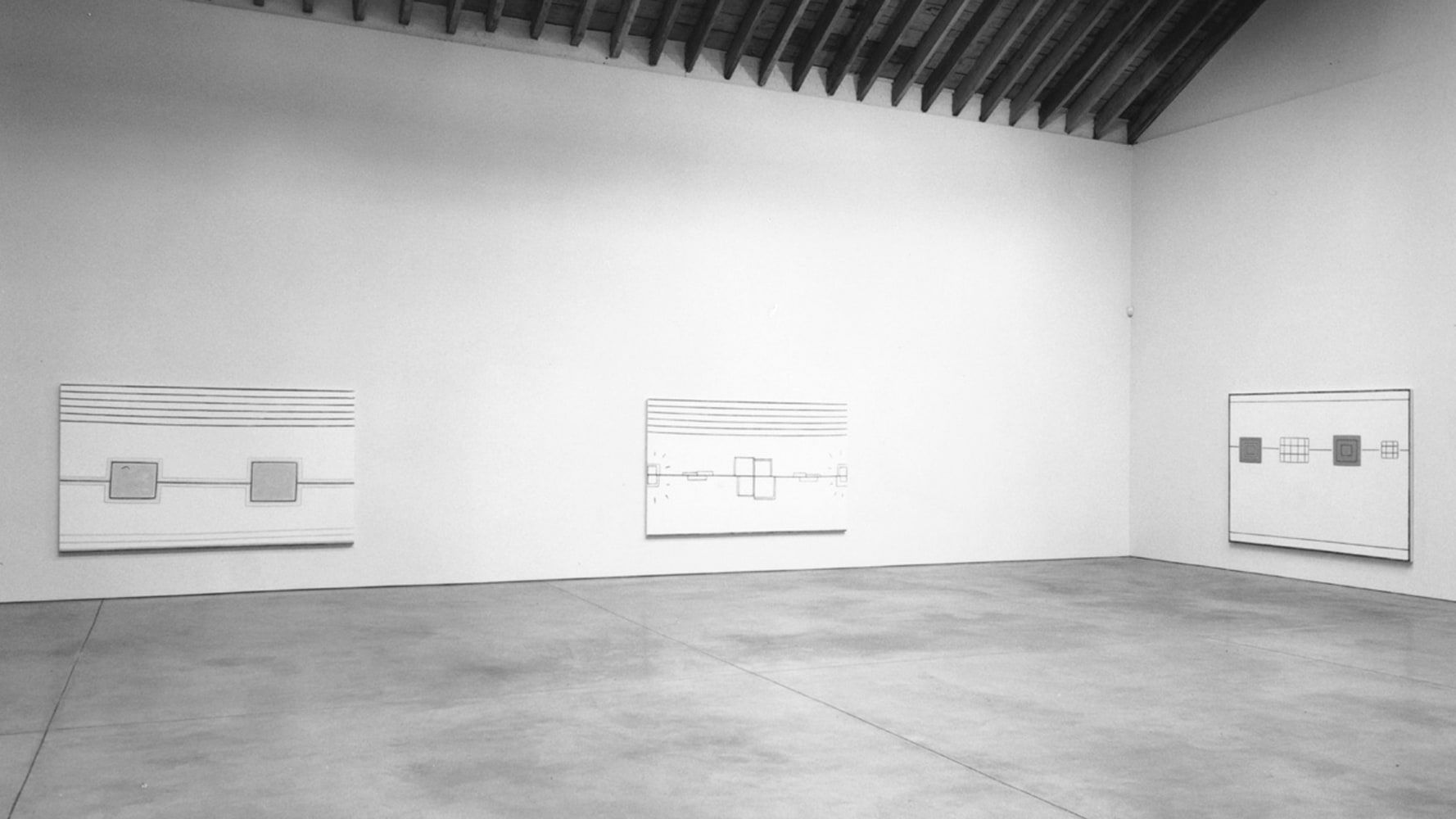 Installation view, New Work, Paula Cooper Gallery, 534 W 21st Street, New York. March 28 - April 25, 1998. © Dan Walsh. Courtesy Paula Cooper Gallery, New York. Photo: Alan Reich.