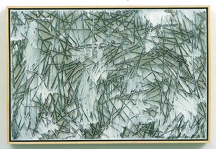 Julian Lethbridge "Untitled" 2003 Oil on linen 16 x 24 in.