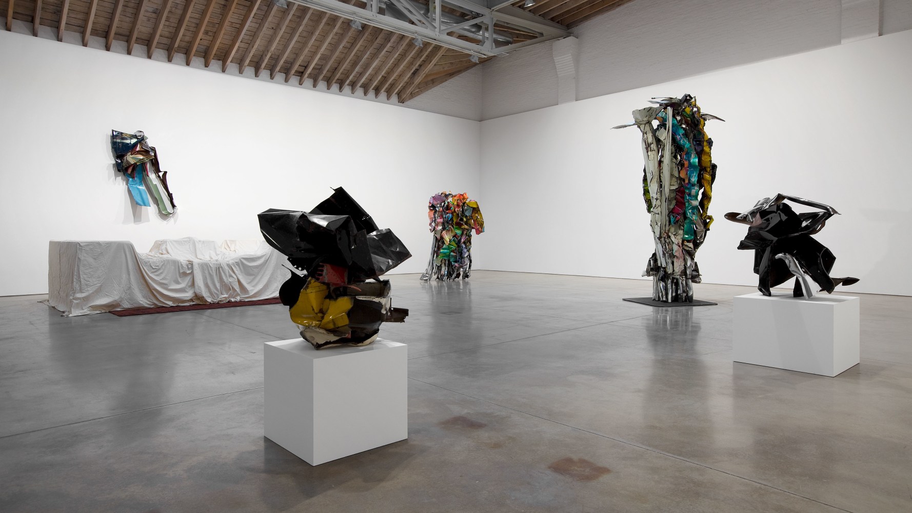 Installation view, John Chamberlain, March 1 – April 9, 2011