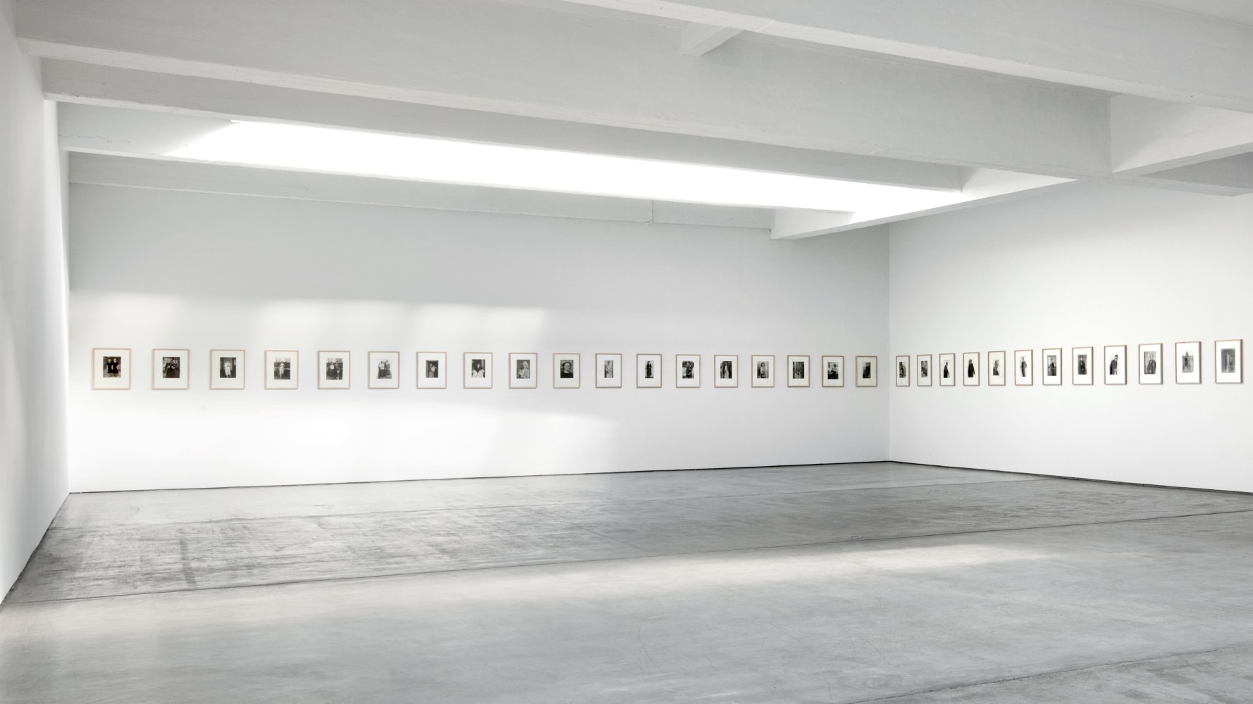 Installation view, Sherrie Levine / August Sander, February 16 – March 16, 2013