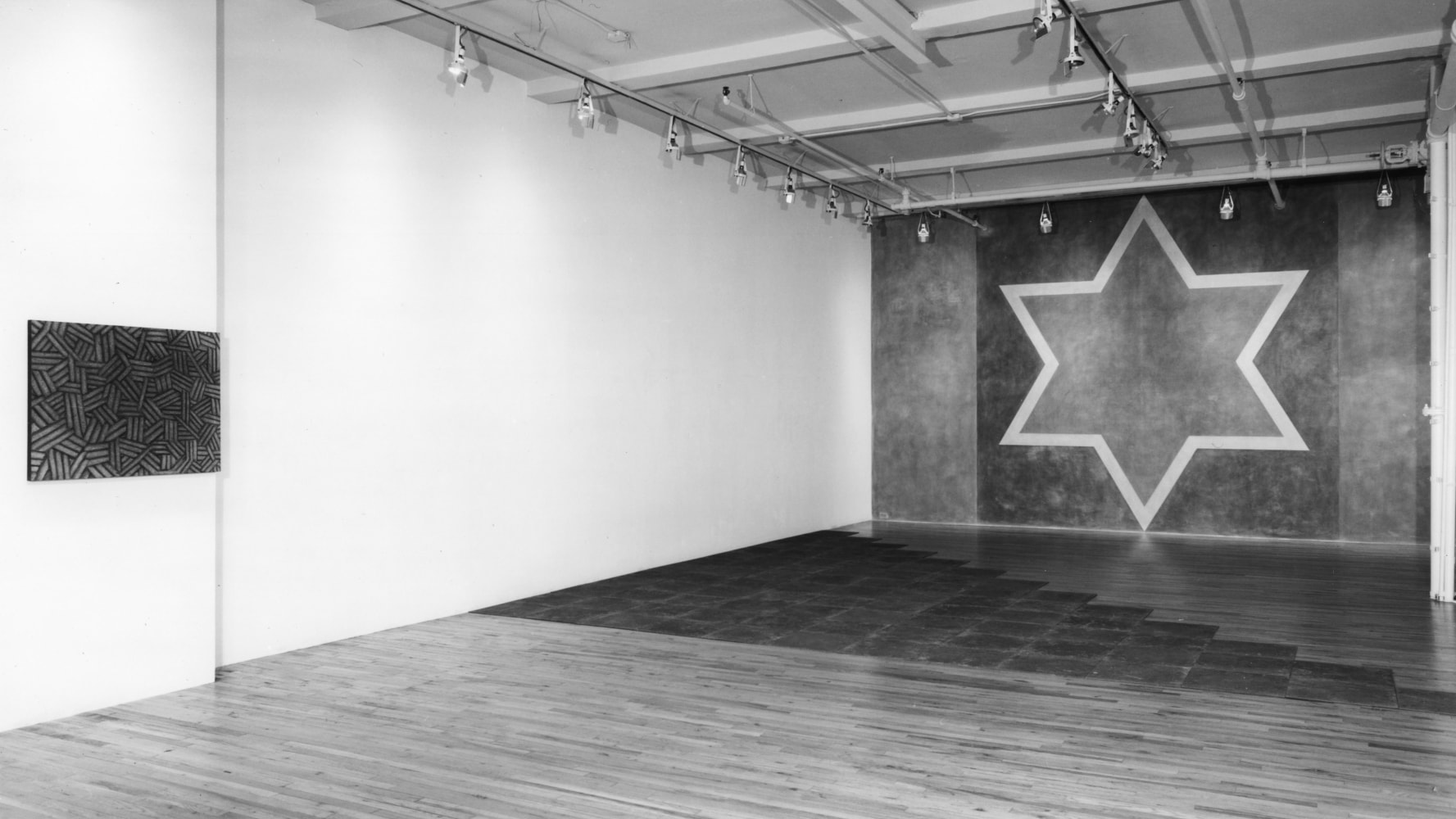 Installation view, Painting, Drawing, Sculpture, and Prints, Paula Cooper Gallery, 155 Wooster Street, New York, December 1 - January 11, 1983. Photo: Geoffrey Clements.