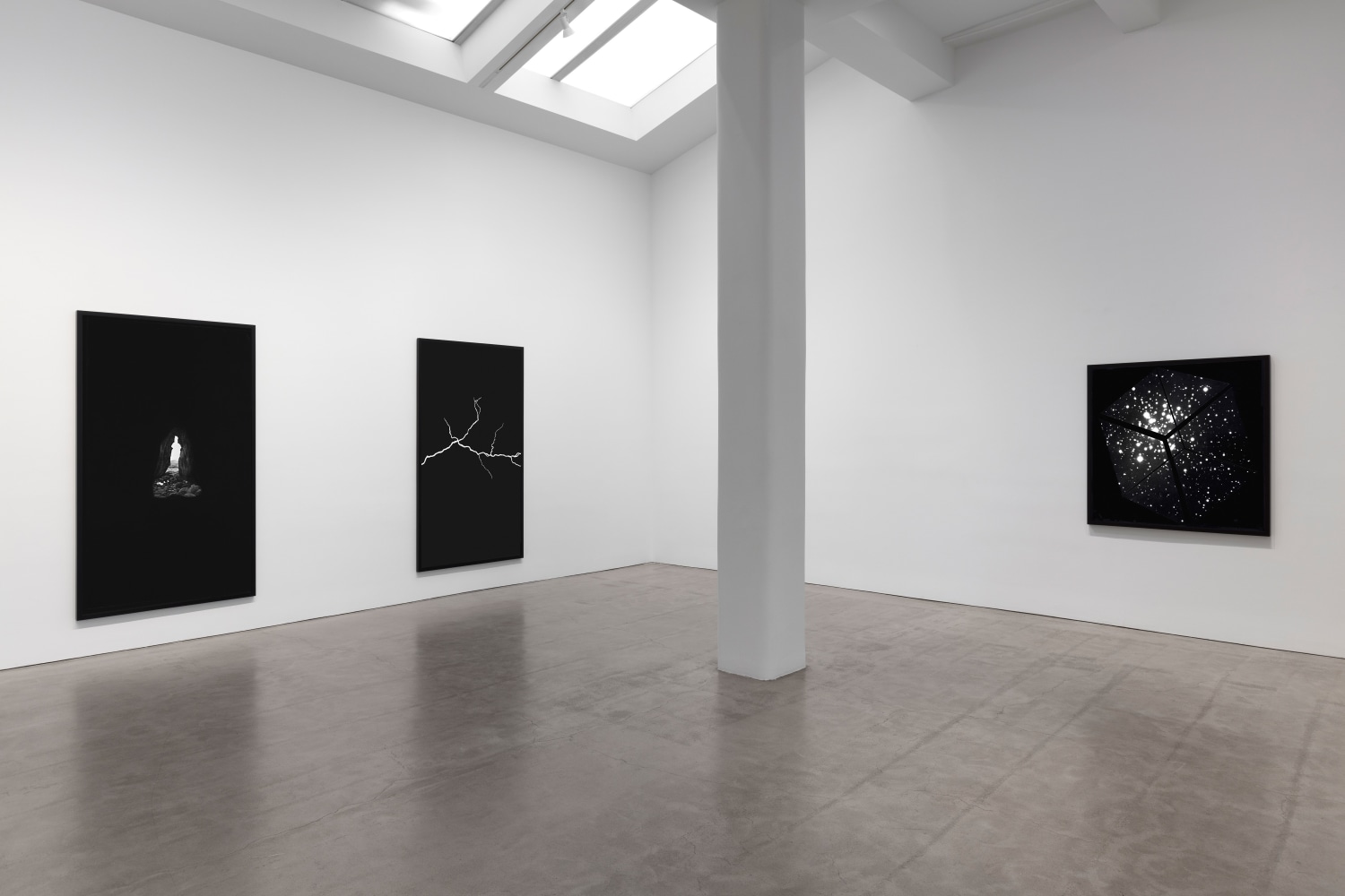 Installation view, Sarah Charlesworth, February 23 – March 23, 2019