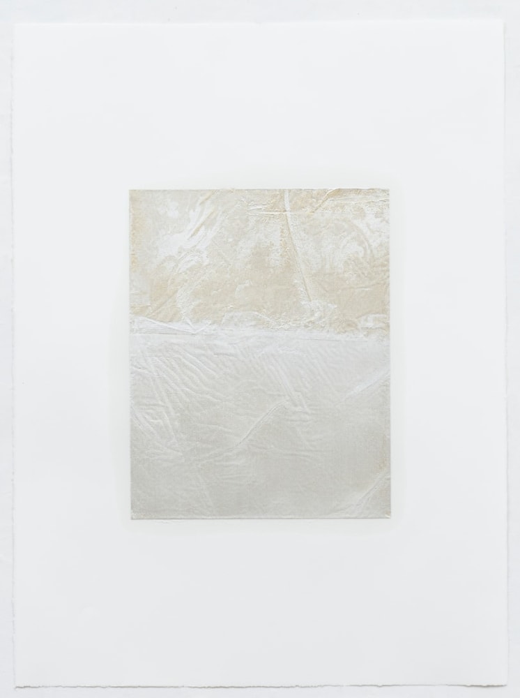 Rudolf Stingel "Untitled" 2007 Oil and enamel on Rives BFK paper 30 x 22 1/4 in.