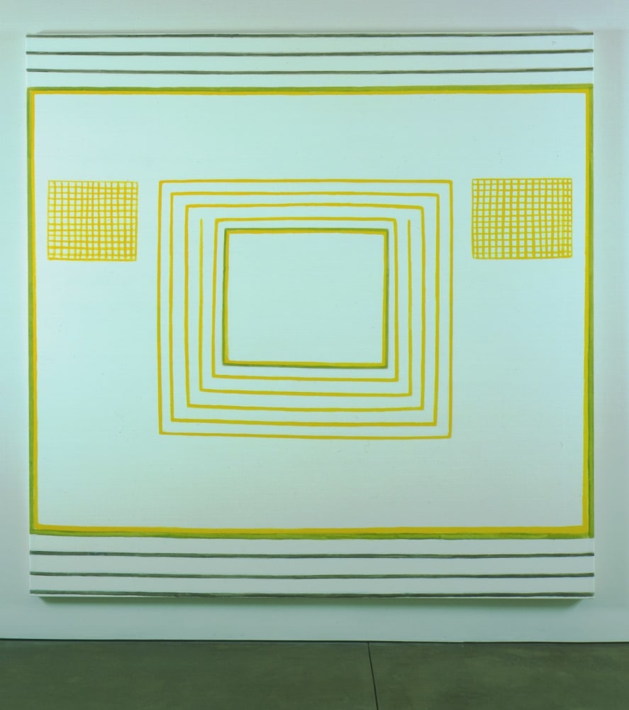 Dan Walsh "Hearing" 1998 Acrylic on canvas 70" x 70"