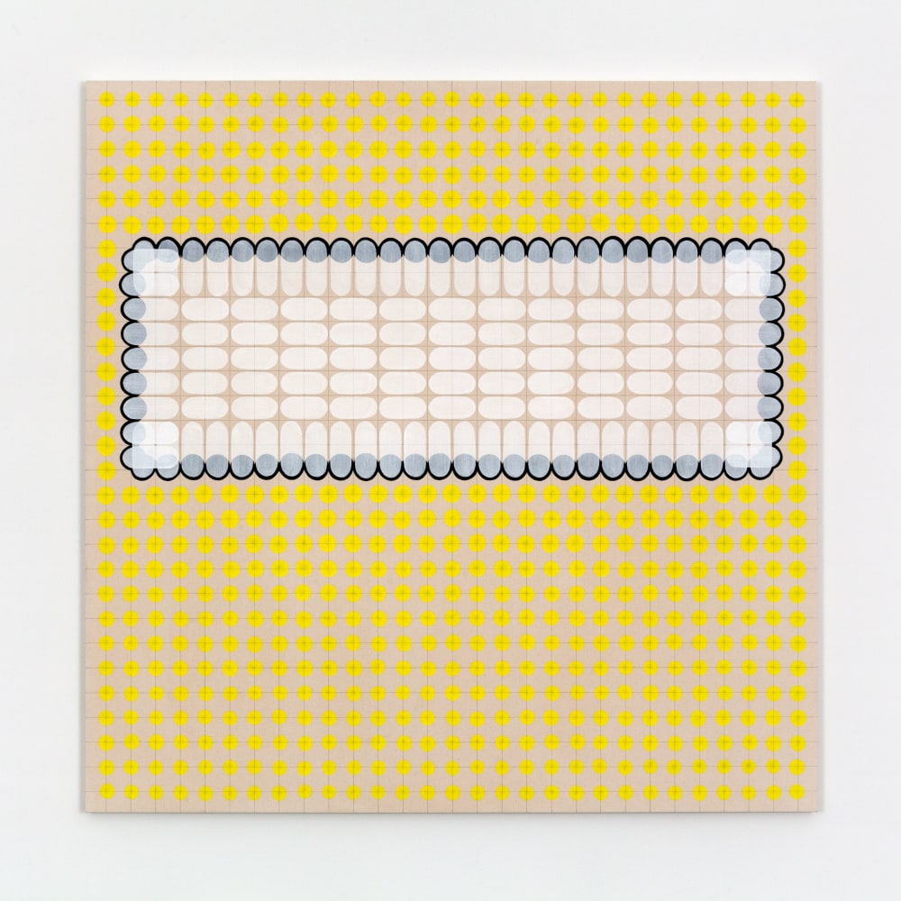 Dan Walsh Cycle VII, 2013 pencil and acrylic on canvas 70 x 70 in. (177.8 x 177.8 cm)