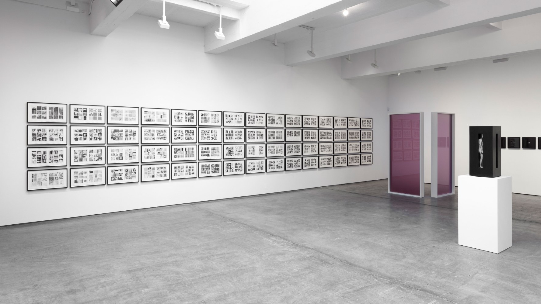 Installation view, Sol LeWitt and Liz Deschenes, September 8 – October 8, 2016