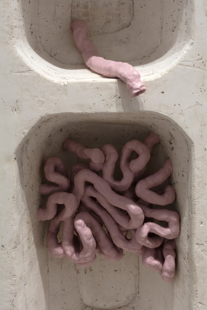 Justin Matherly
I'm sorry to be such a bore but I am feeling rather sorry for myself, 2020
GFRG, epoxy clay, synthetic based spray
paint, UV varnish
60 x 26 x 18 in. (152.4 x 66 x 45.7 cm)