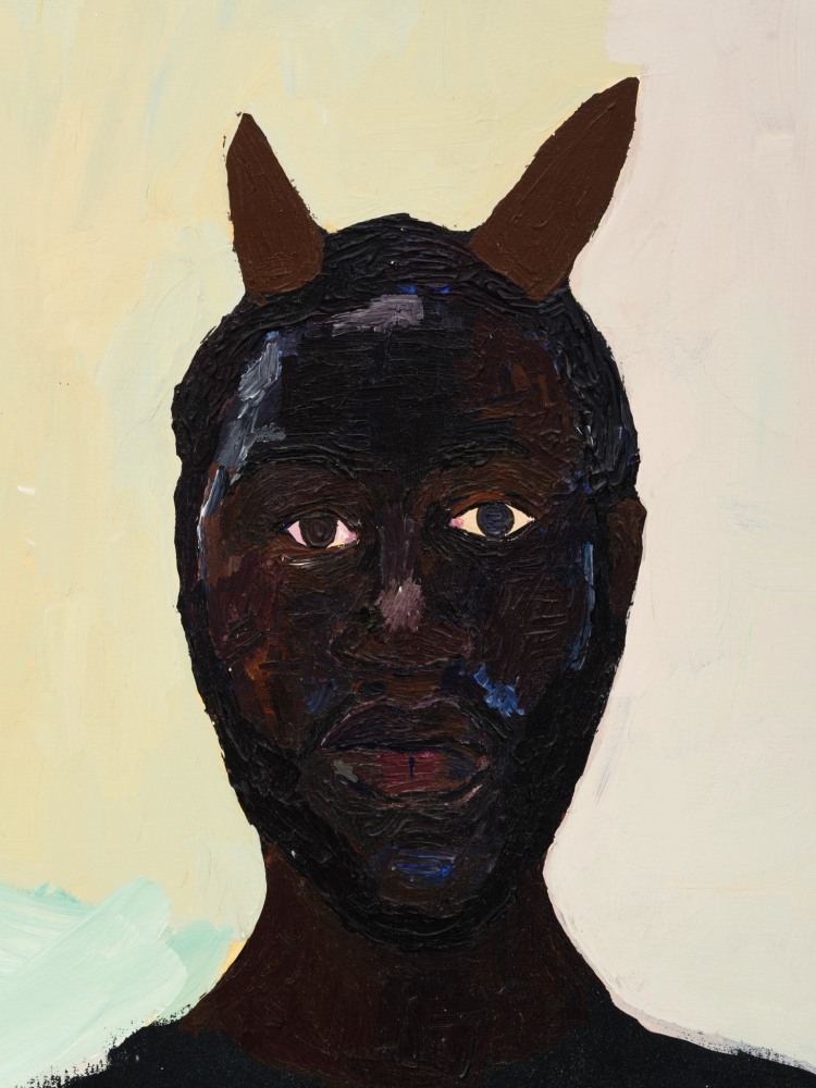 Henry Taylor Somebody Blessed Me, 2004 acrylic on canvas 30 x 30 in. (76.2 x 76.2 cm)