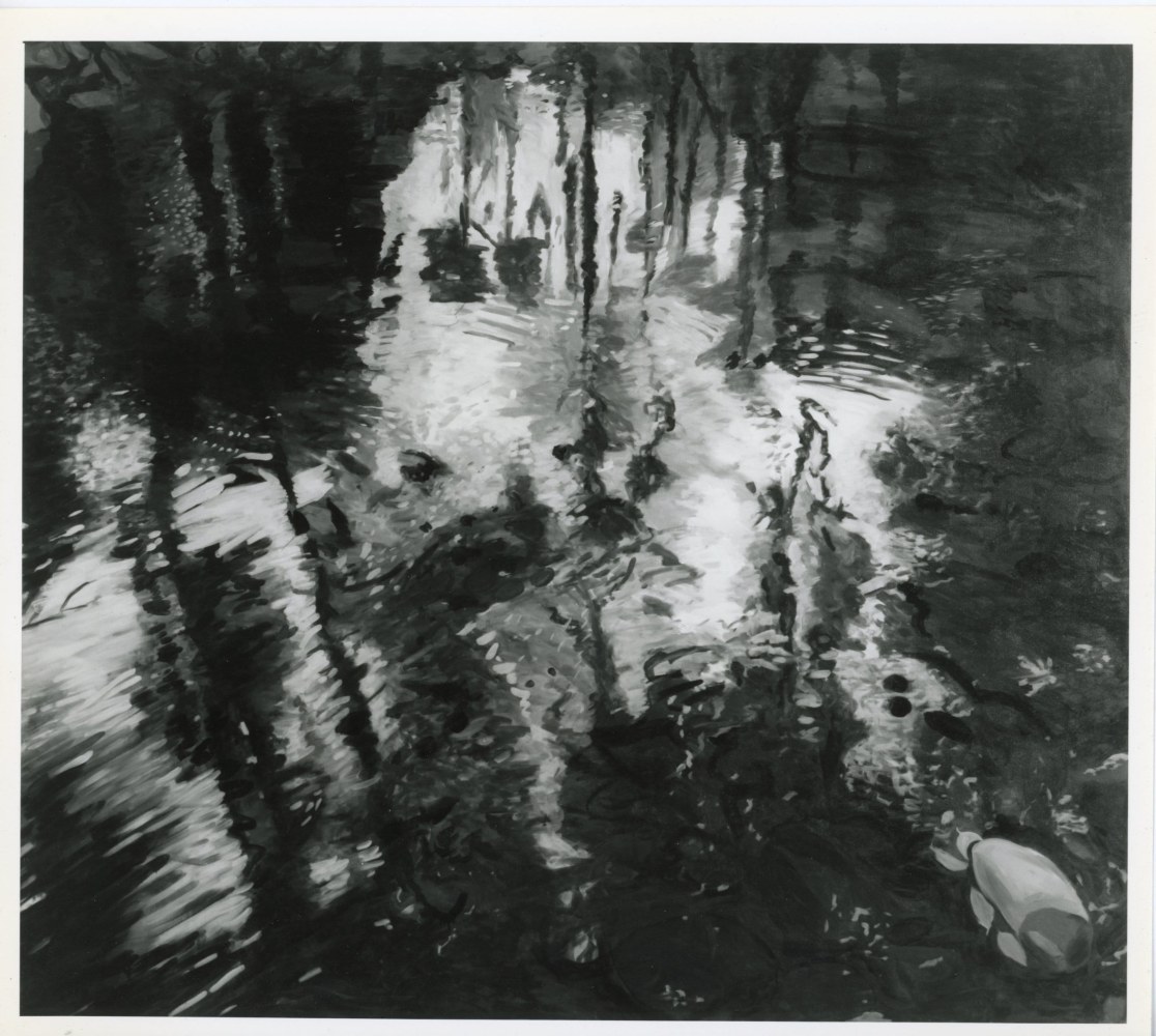 Jennifer Bartlett &quot;Up the Creek&quot; 1981-82 Oil on canvas 84&quot; x 96&quot;