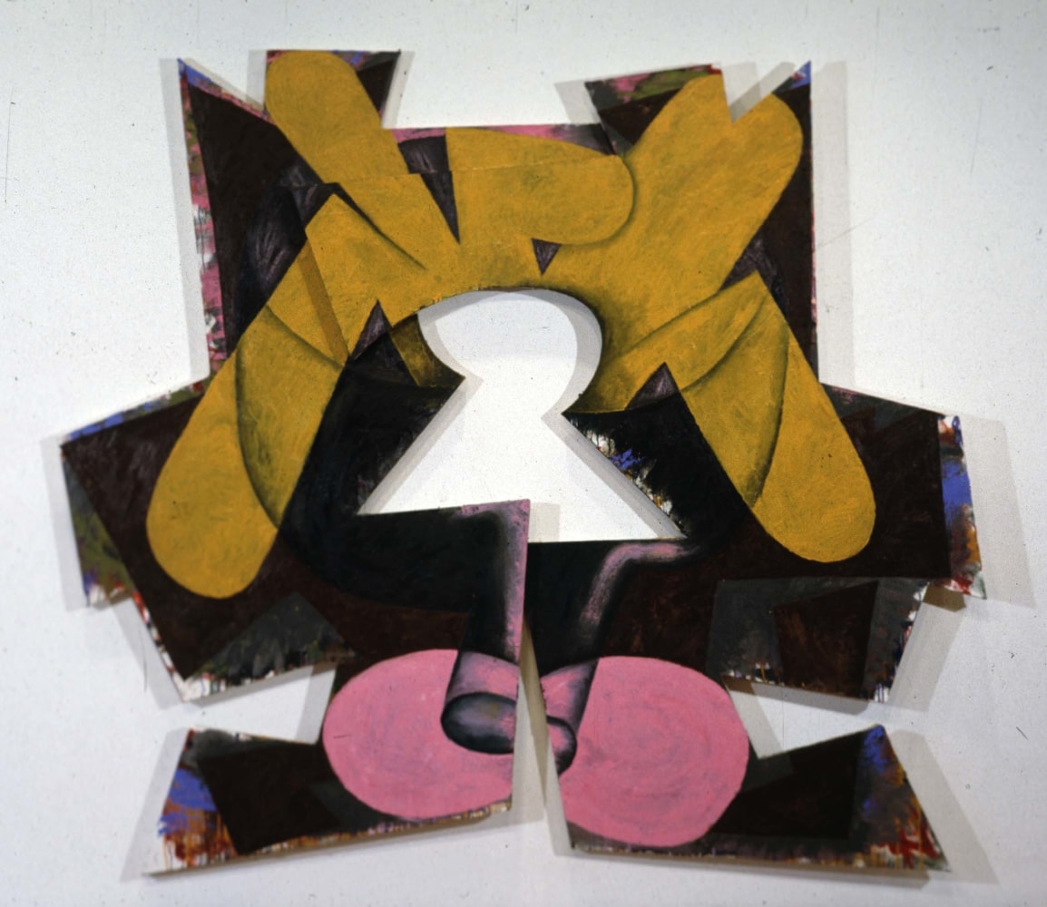 Elizabeth Murray &quot;Keyhole&quot; 1982 Oil on Canvas 99 1/2&quot; x 110 1/2&quot;