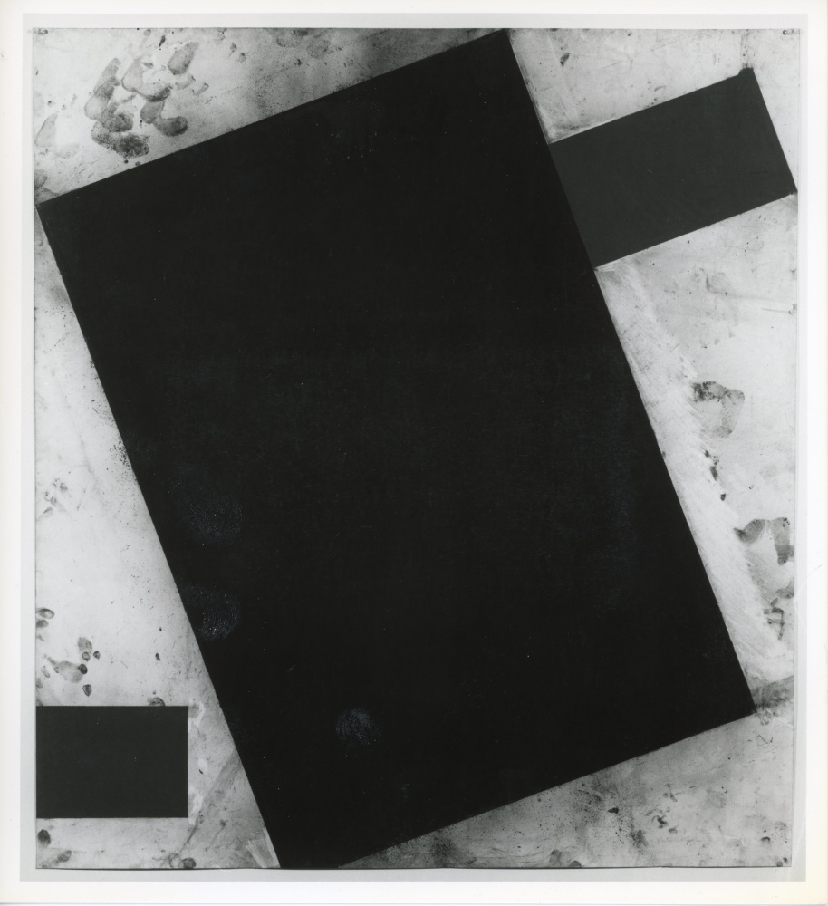 Joel Shapiro &quot;Untitled&quot; 1987 Charcoal and chalk on paper 54 1/2&quot; x 49 1/2&quot;