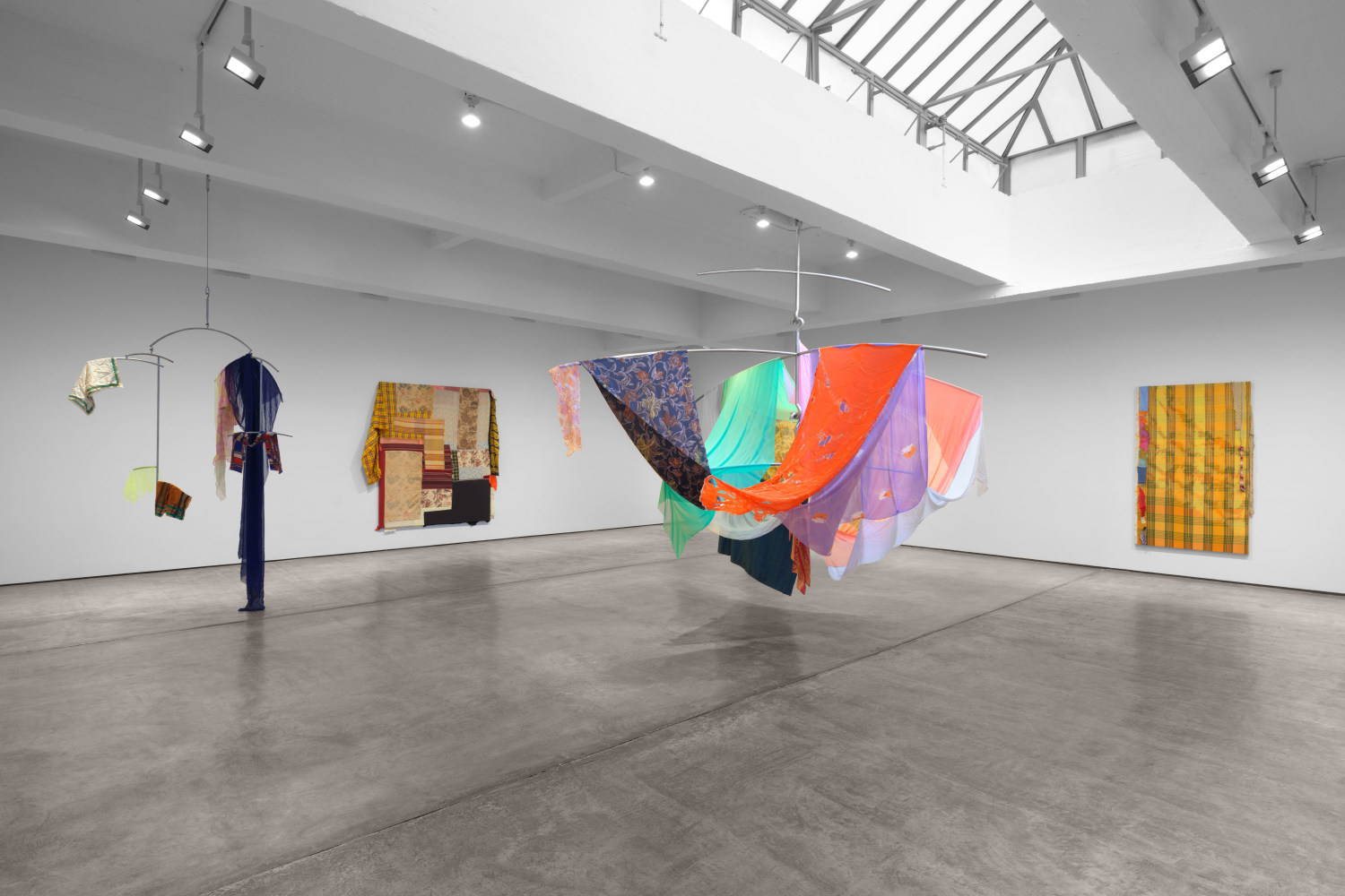 Installation view, Eric N. Mack, Paula Cooper Gallery, 2023. © 2023 Eric N. Mack. Courtesy Paula Cooper Gallery, New York. Photo: Steven Probert.