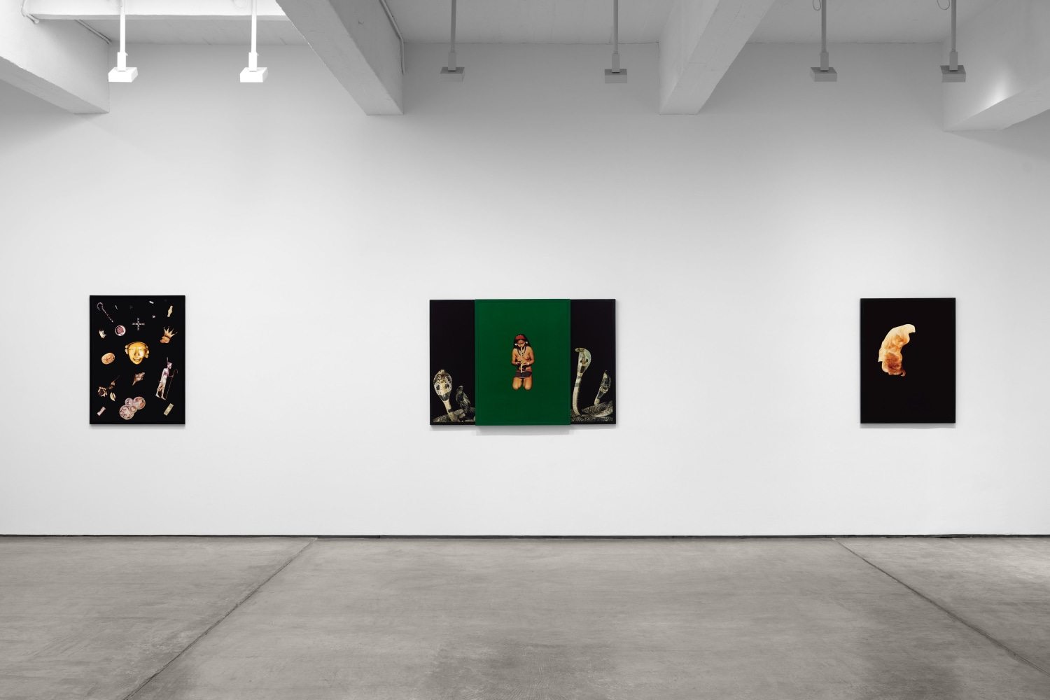 Installation view, Sarah Charlesworth: Desire and Seduction,  Paula Cooper Gallery, New York, February 20– March 29, 2025. © The Estate of Sarah Charlesworth. Courtesy Paula Cooper Gallery, New York. Photo: Steven Probert