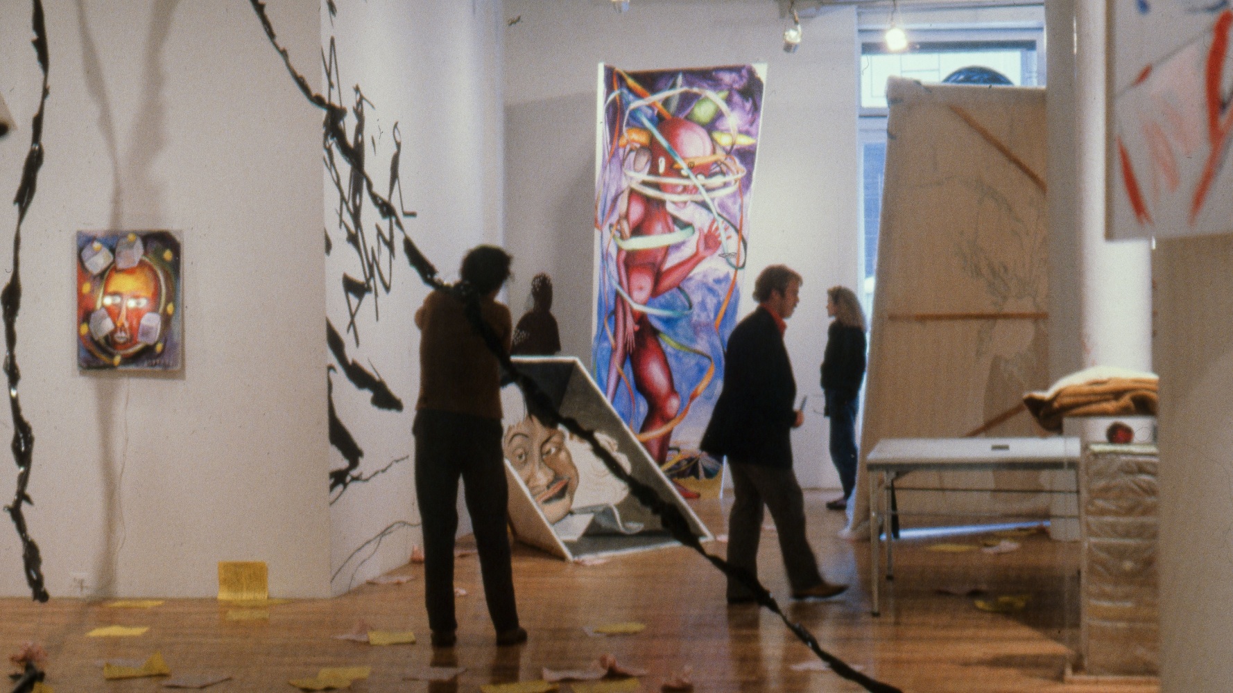 Installation view, Jonathan Borofsky, Paula Cooper Gallery, 155 Wooster Street, New York, October 18 - November 15 1980. © Jonathan Borofsky. Courtesy Paula Cooper Gallery, New York. Photo: Geoffrey Clements.