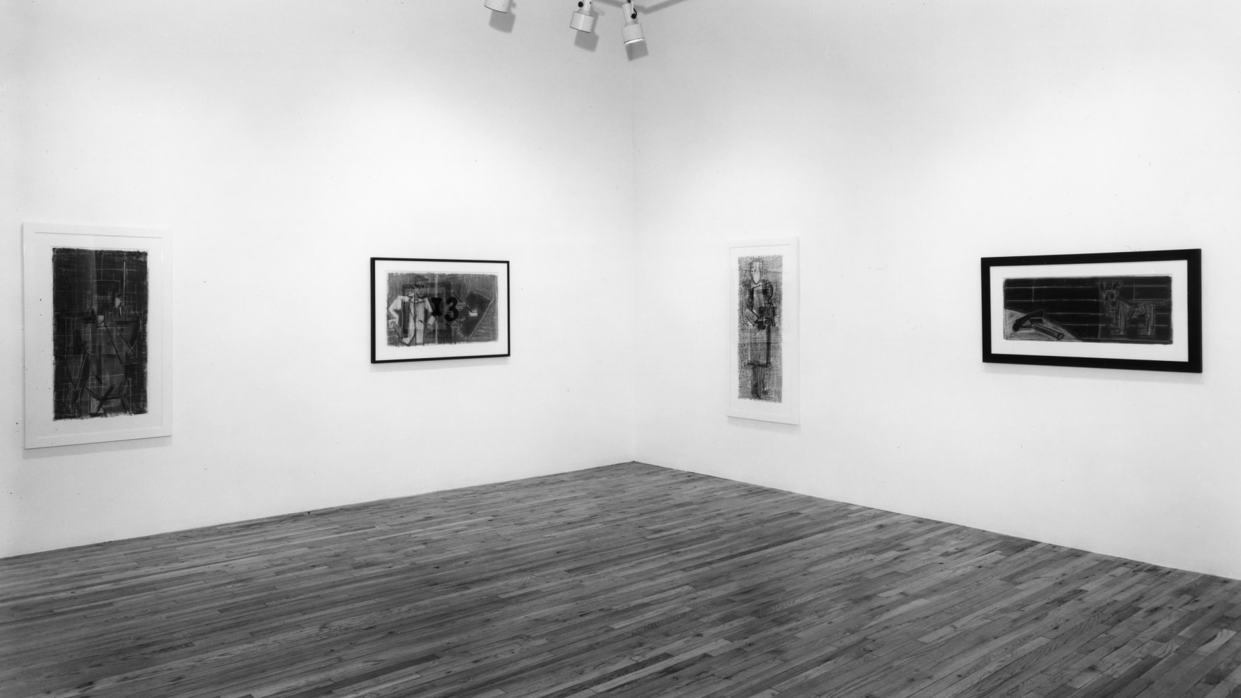 Installation view, Seven Drawings, Paula Cooper Gallery, 155 Wooster Street, New York, March 8 - 29, 1986. © Debra H. George. Courtesy Paula Cooper Gallery, New York. Photo: Geoffrey Clements.