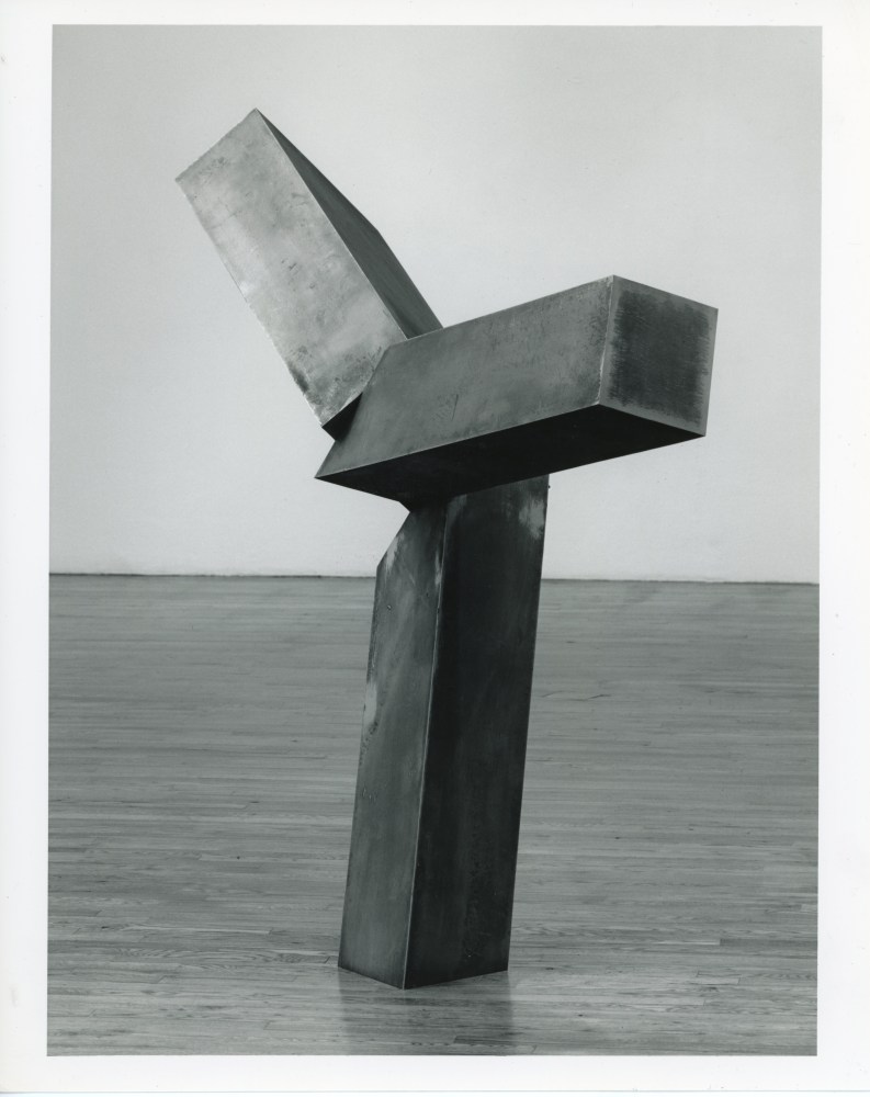 Joel Shapiro &quot;Untitled&quot; 1989 Cast bronze 70&quot; x 80&quot; x 30&quot;