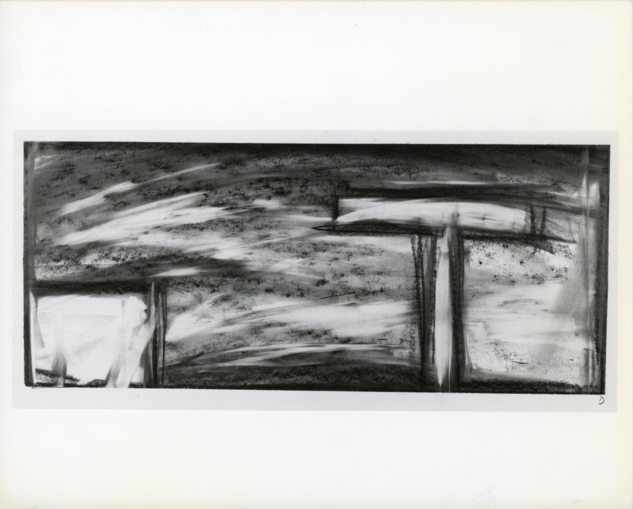Robert Wilson &quot;The Civil Wars&quot; 1984 Graphite on paper 10&quot; x 19 5/8&quot;