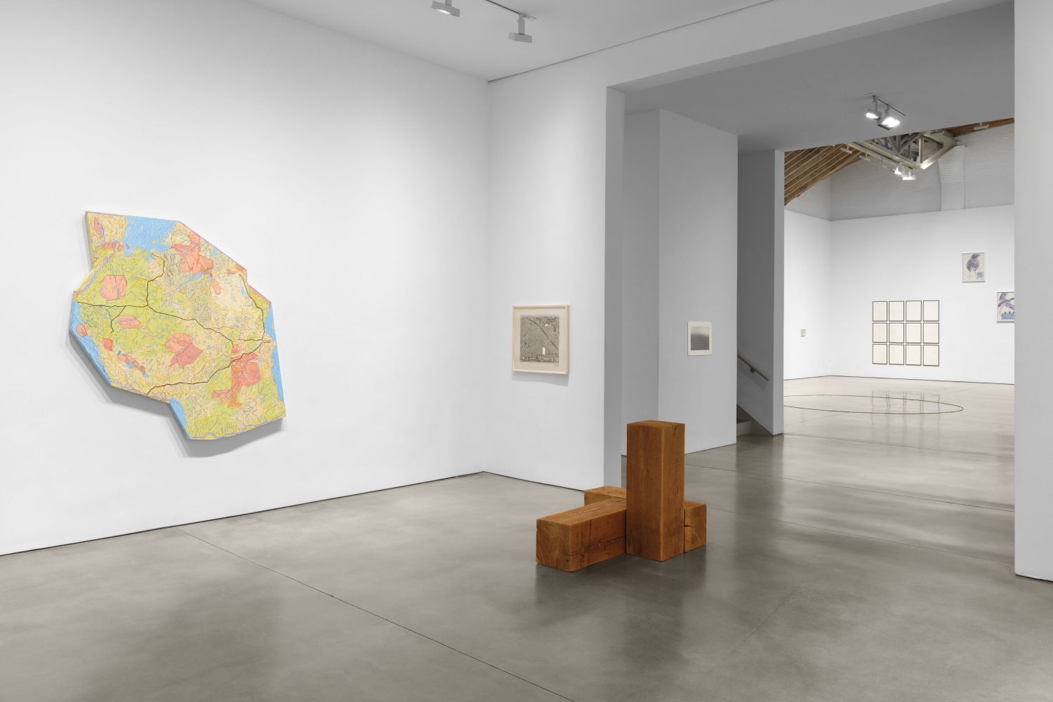 Installation view, Borderline: A Group Exhibition, Paula Cooper Gallery, New York, July 8 – August 8, 2025. Courtesy Paula Cooper Gallery, New York. Photo: Steven Probert