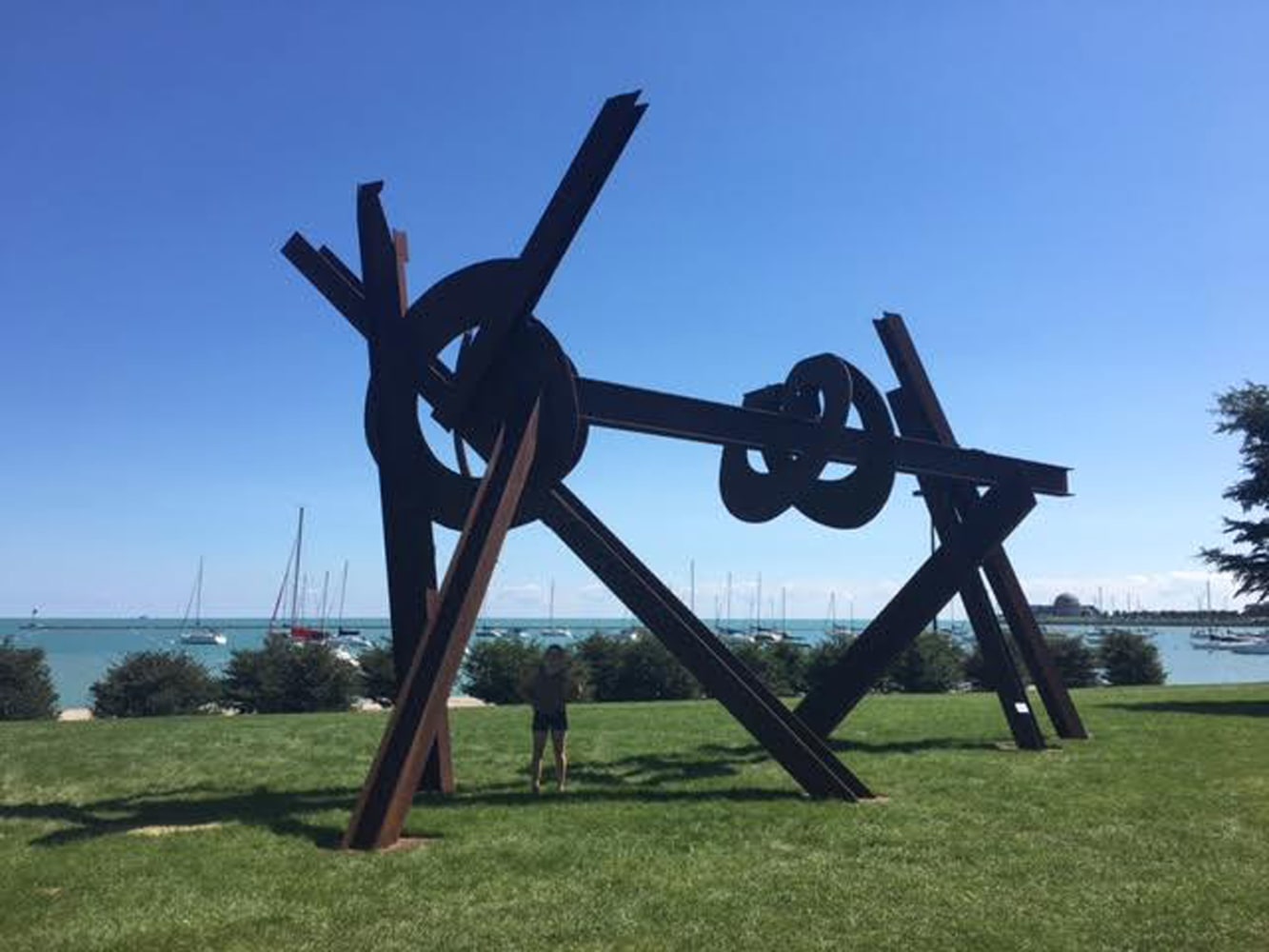 Mark di Suvero
Magma, 2008
steel
25 ft x 48 ft x 22 ft 5 inches (7.62 x 14.63 x 6.83 meters)