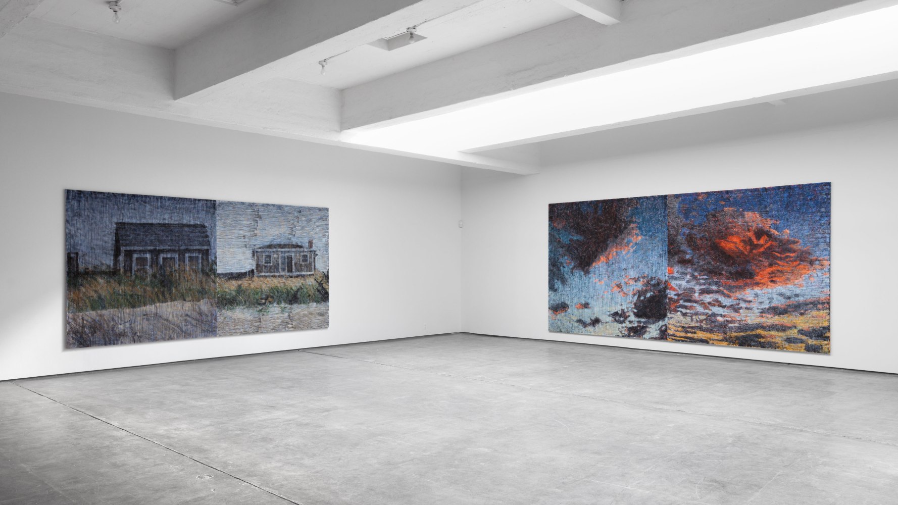 Installation view, Jennifer Bartlett, March 26 – April 23, 2016