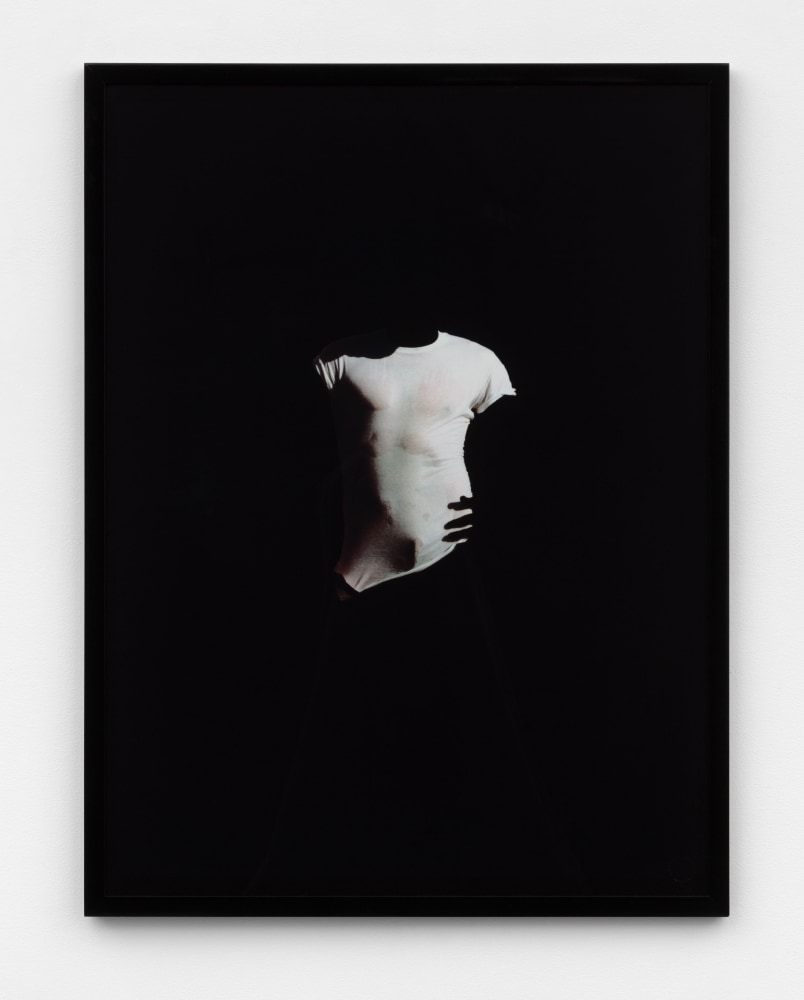 Sarah Charlesworth
White T-Shirt, 1983
cibachrome with lacquered wood frame
42 x 32 in. (81.3 x 106.7 cm)
 