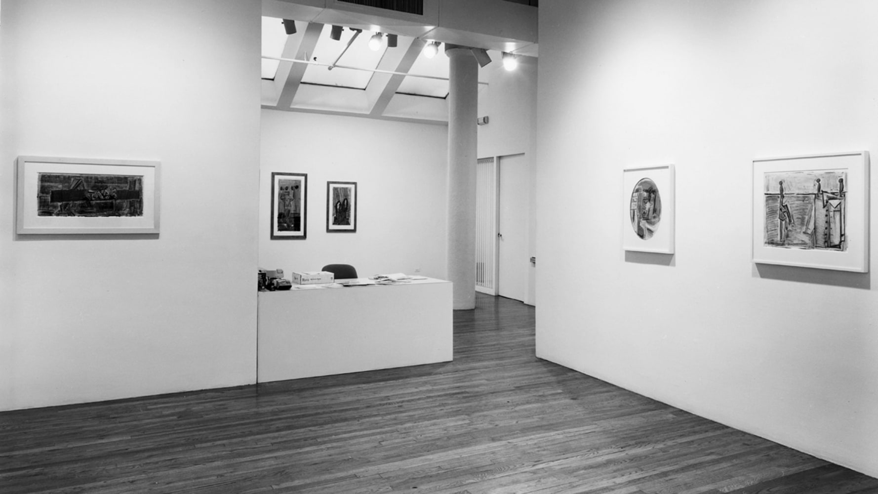 Installation view, Paintings and Drawings, Paula Cooper Gallery, 155 Wooster Street, New York, January 3 - 21, 1989. © Debra H. George. Courtesy Paula Cooper Gallery, New York. Photo: Geoffrey Clements.