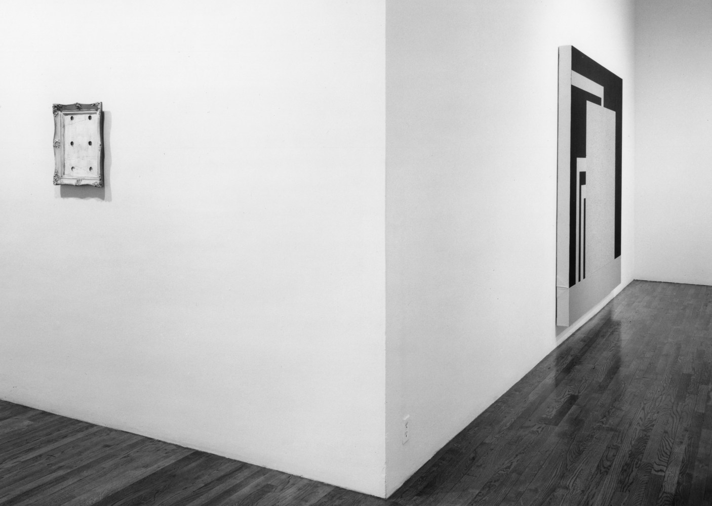 Installation view, Changing Group Exhibition, Paula Cooper Gallery, 155 Wooster Street, New York, January 28 - February 25, 1989. Photo: Geoffrey Clements.