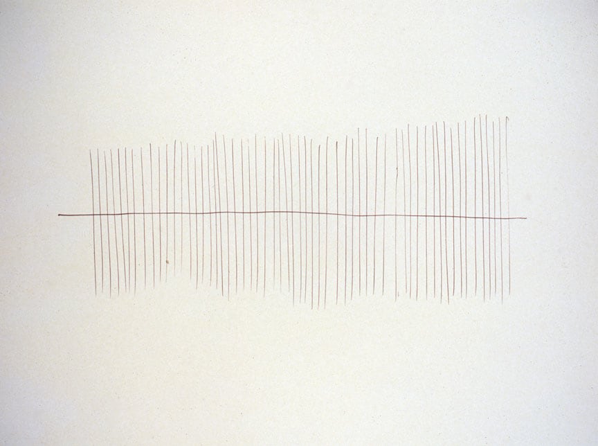 Jan J. Schoonhoven &quot;T 62-78&quot; 1962 Ink on paper 19 1/2 x 14 1/2 in.