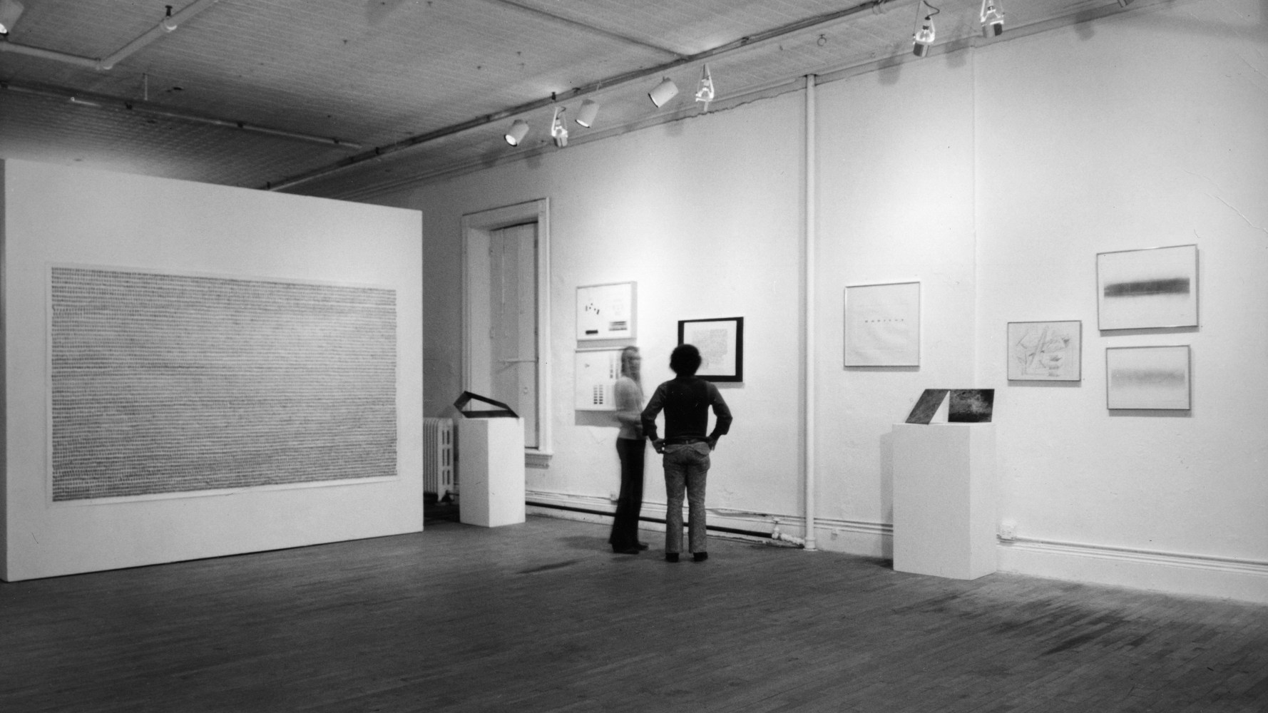 Image 2. Installation view, Drawing Show, at Paula Cooper Gallery 96-100 Prince Street, NY, Nov. 11th - Dec 9th 1969. Photo: Geoffrey Clements.