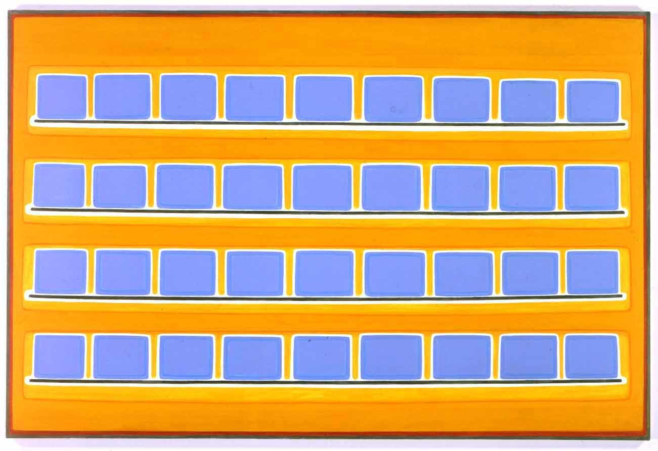 Dan Walsh "Manifold" 2003 Acrylic on canvas 60 x 90 in.