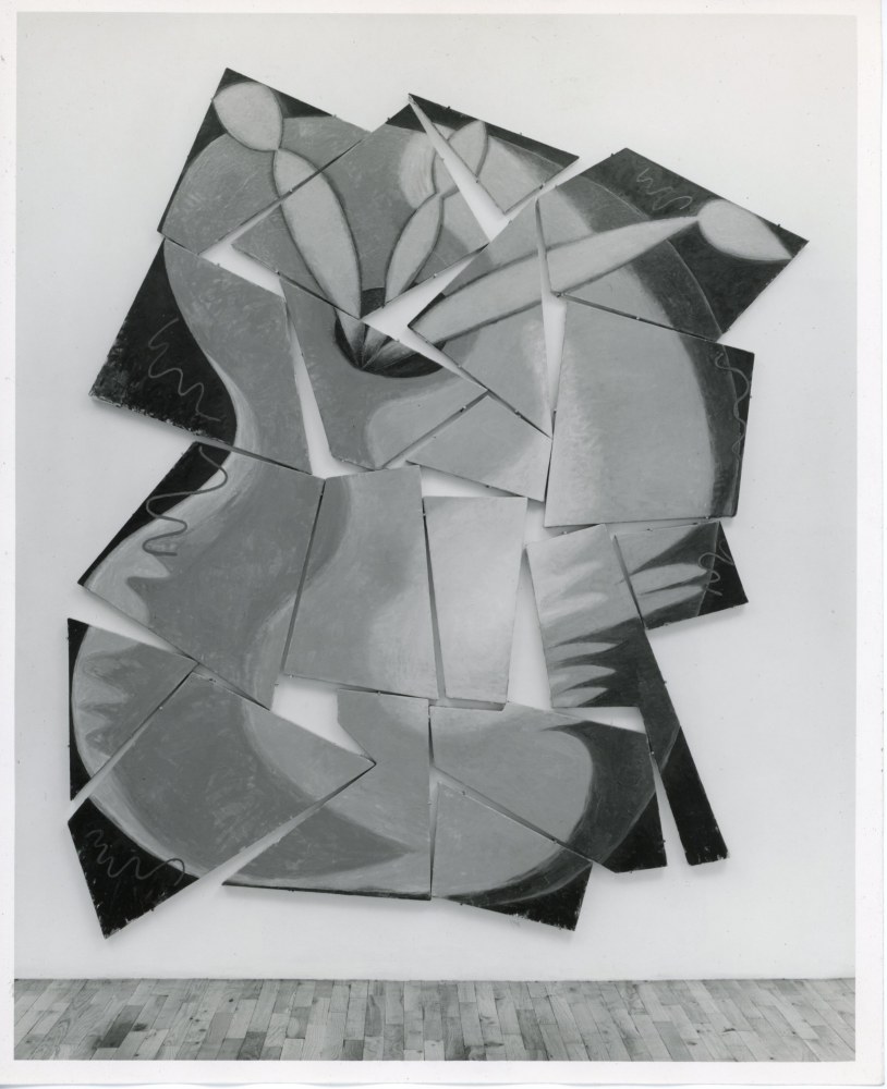 Elizabeth Murray &quot;Painter's Progress&quot; 1980-81 Oil on canvas 9 ' 6 3/4&quot; x 8' 1/2&quot;