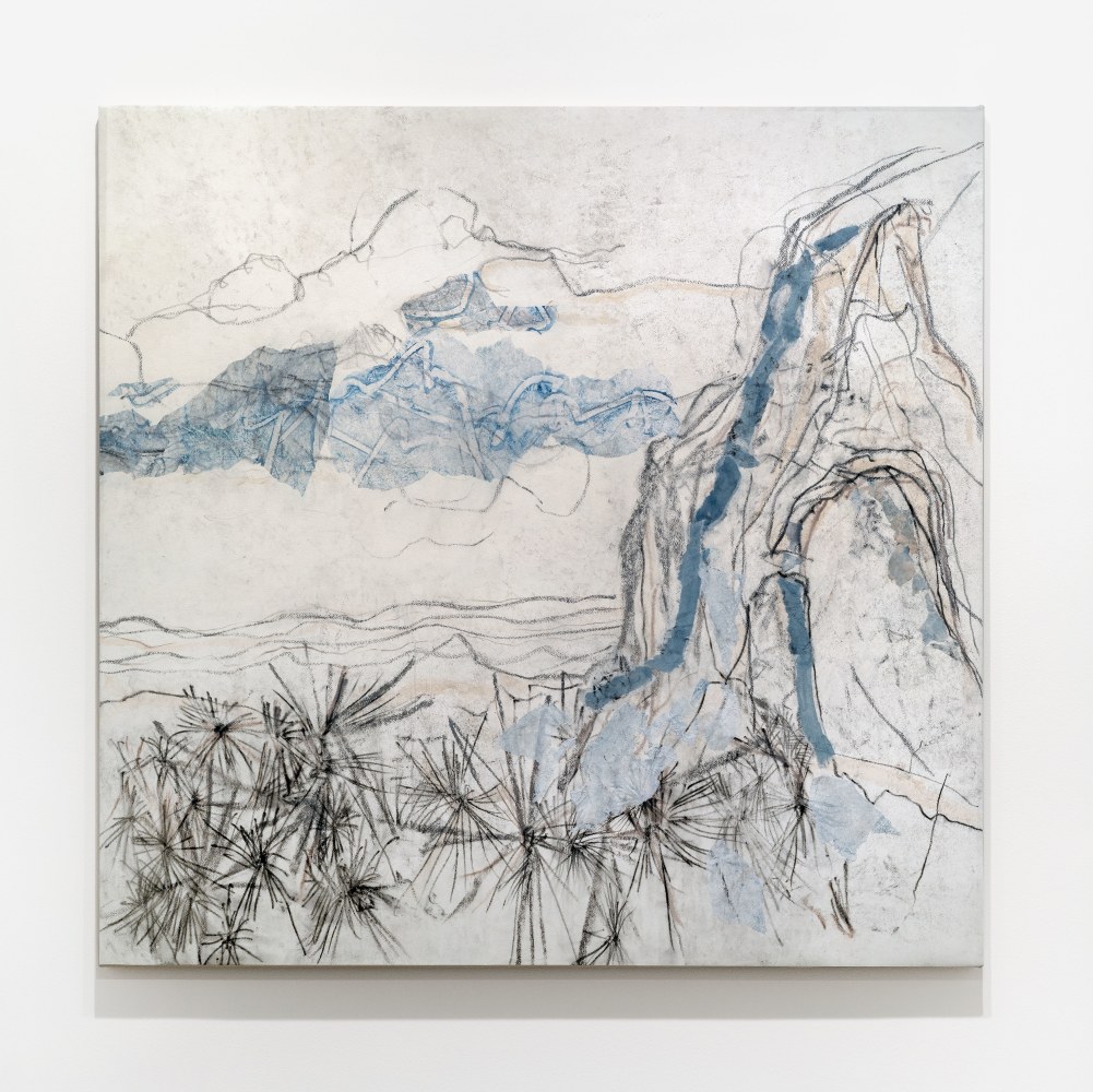 Beatrice Caracciolo, Esistenza 16, 2021, mixed media and collage on paper, mounted on canvas