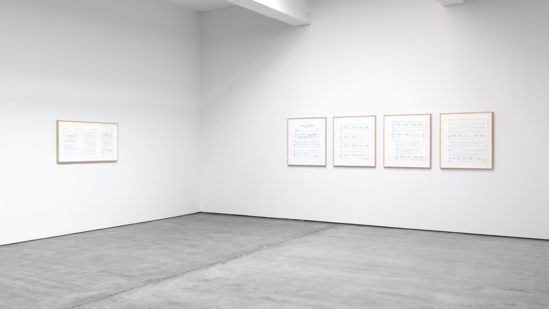 Installation view, Charles Gaines, Notes on Social Justice, September 7 – October 5, 2013