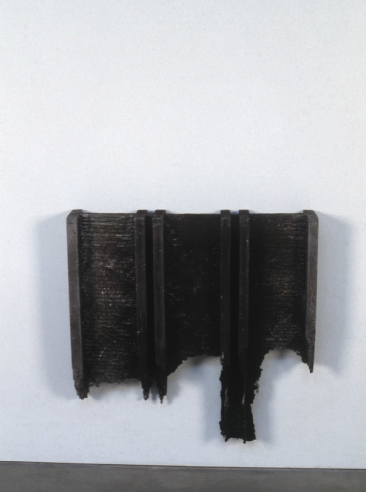 Rudolf Stingel "Untitled" 1998 Cast aluminum 23 3/4" x 23 1/2" x 4"