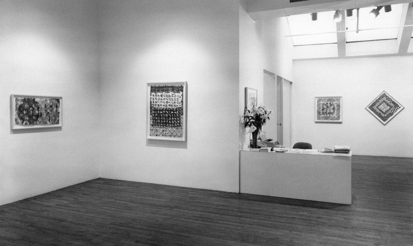 Installation view, Paper Rolls On, Paula Cooper Gallery, 155 Wooster Street, New York, January 1 - 30, 1988. © 2025 Joel Shapiro / Artists Rights Society (ARS), New York. Courtesy Paula Cooper Gallery, New York. Photo: Geoffrey Clements.