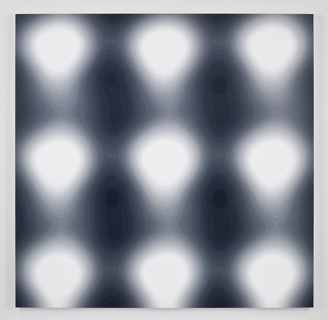 Wayne Gonzales "Untitled" 2009 Acrylic on canvas 84 x 84 in.