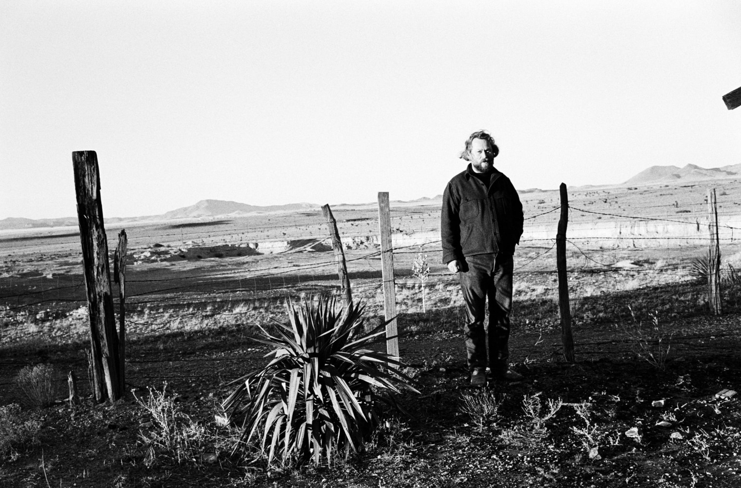 Annabelle D'Huart &quot;Donald Judd, Marfa, Texas, April 1978&quot; 1978 Gelatin silver print 15 15/16 x 19 3/4 in.