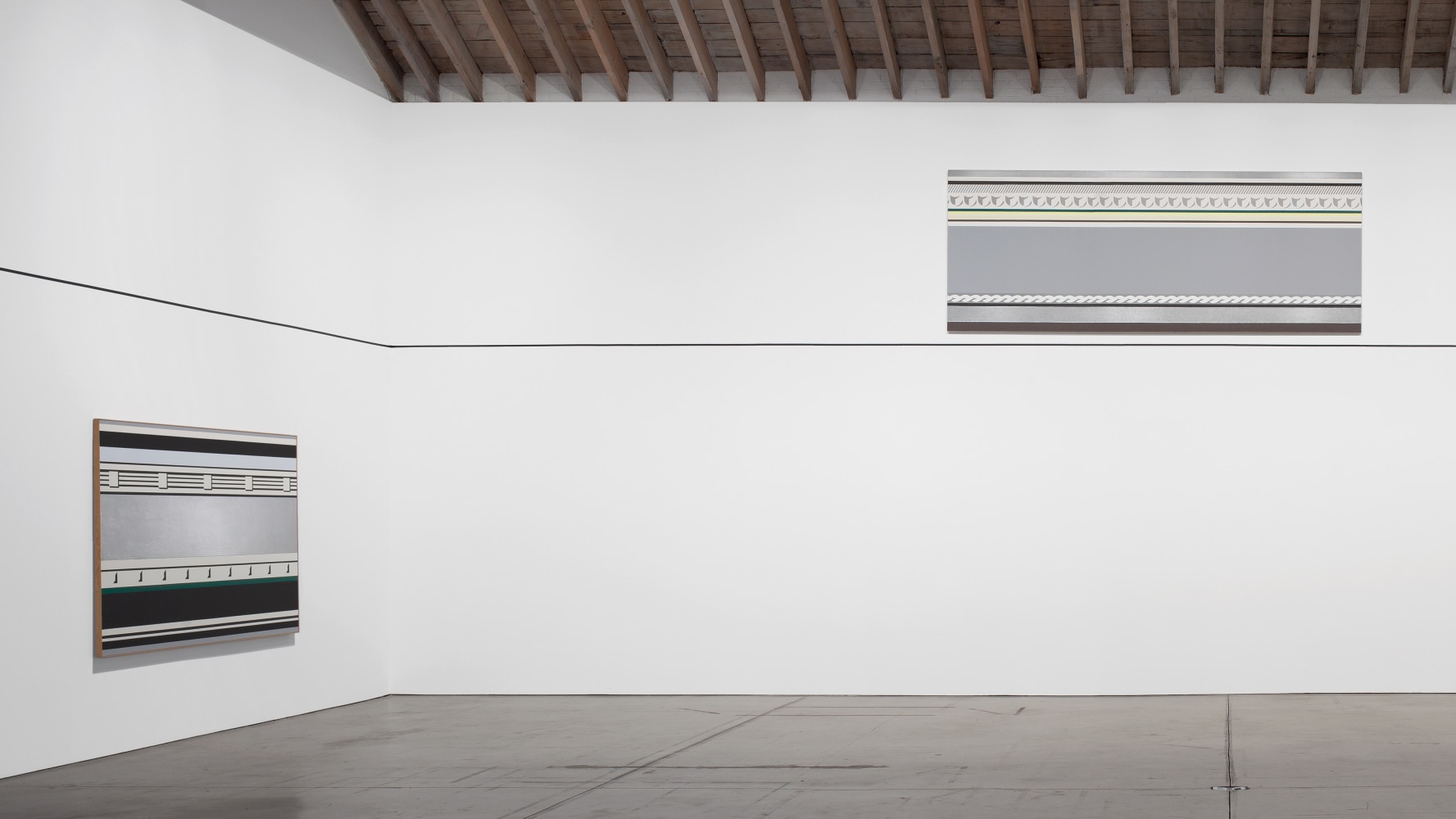 Installation view, Roy Lichtenstein: Entablatures, September 17 – November 12, 2011