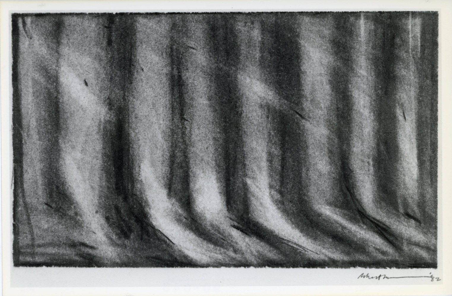 Robert Wilson &quot;Untitled&quot; 1982 Graphite on paper 9 1/8&quot; x 13 1/2&quot;