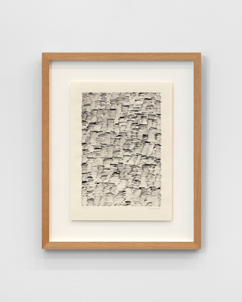 Jan J. Schoonhoven
T 80-19, 1980
ink on paper (bamboo-pen)
15 3/16 x 11 in. (38.5 x 28 cm)
frame: 21 1/2 x 17 3/8 in. (54.6 x 44.1 cm)