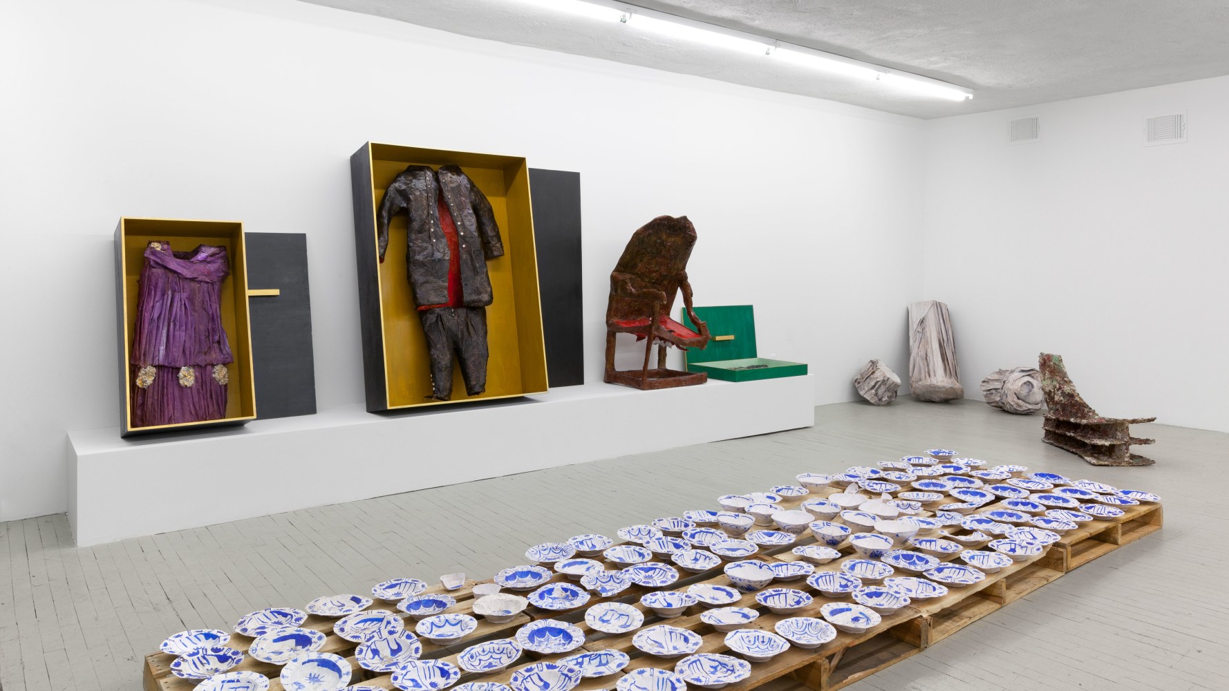 Installation view, Liz Glynn, On the Possibility of Salvage, January 11 – March 1, 2014