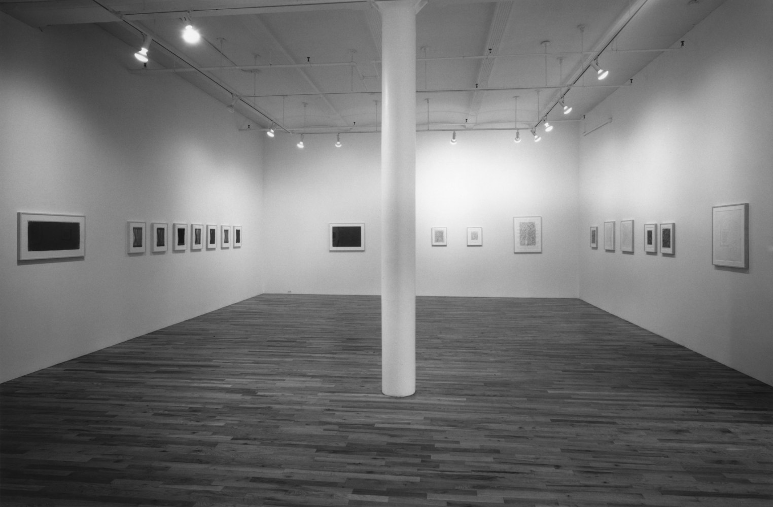Installation view, Drawings, Paula Cooper Gallery, 149 Wooster Street, New York, June 2 - July 3, 1992. © Julian Lethbridge. Courtesy Paula Cooper Gallery, New York. Photo: Geoffrey Clements.