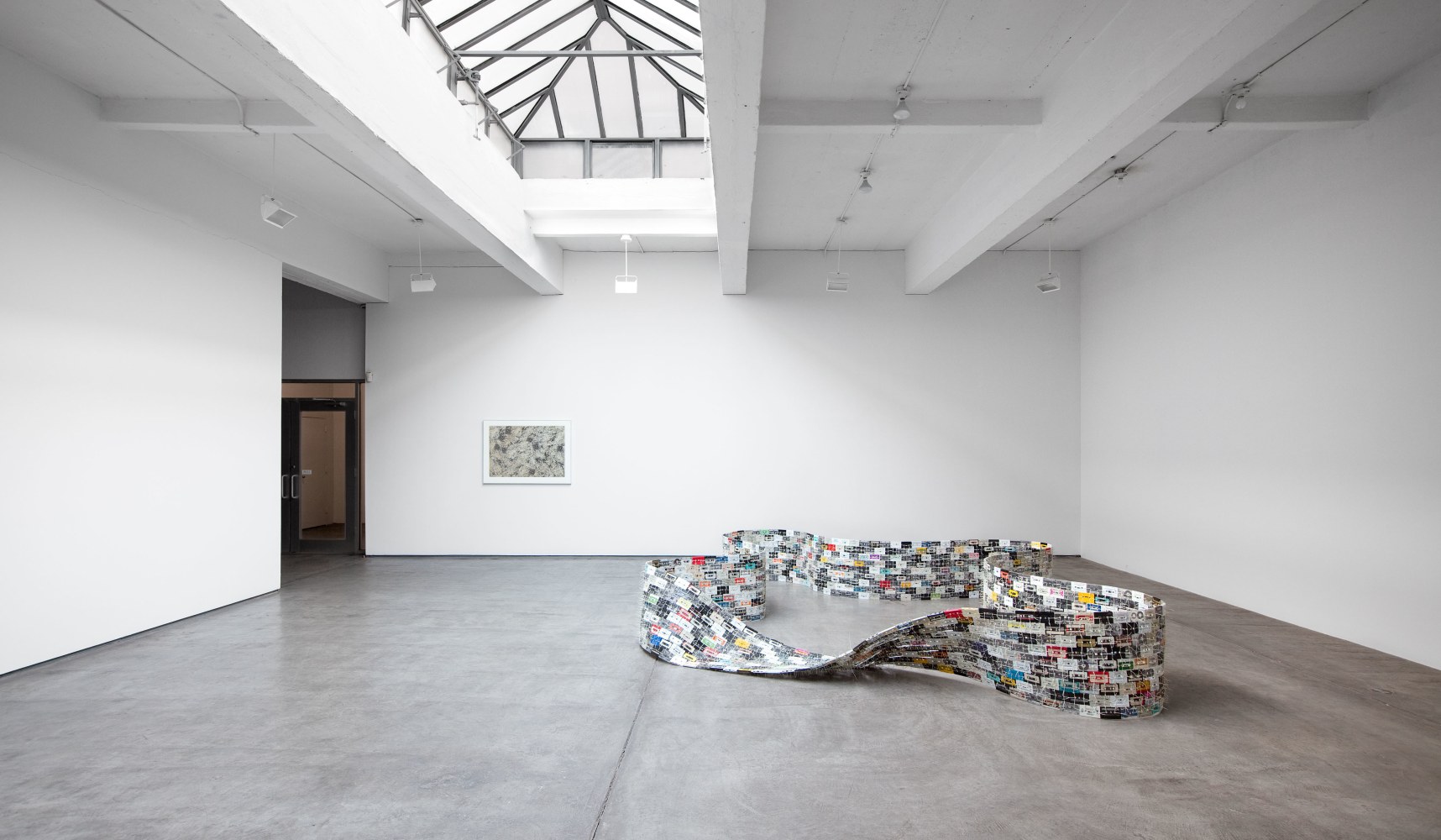 Installation view, Bruce Conner, Yayoi Kusama, Christian Marclay, Accumulations, November 5 – December 23, 2011